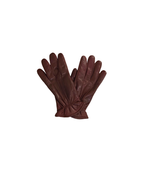 Guantes de piel chocolate
