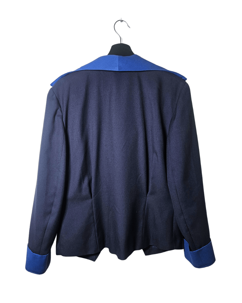 Blazer cuello navy - Una cosa
