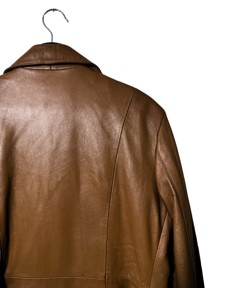 Blazer Utebo piel camel - Una cosa es una cosa