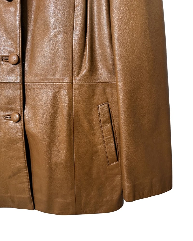 Blazer Utebo piel camel - Una cosa es una cosa