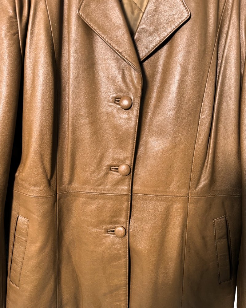 Blazer Utebo piel camel - Una cosa es una cosa