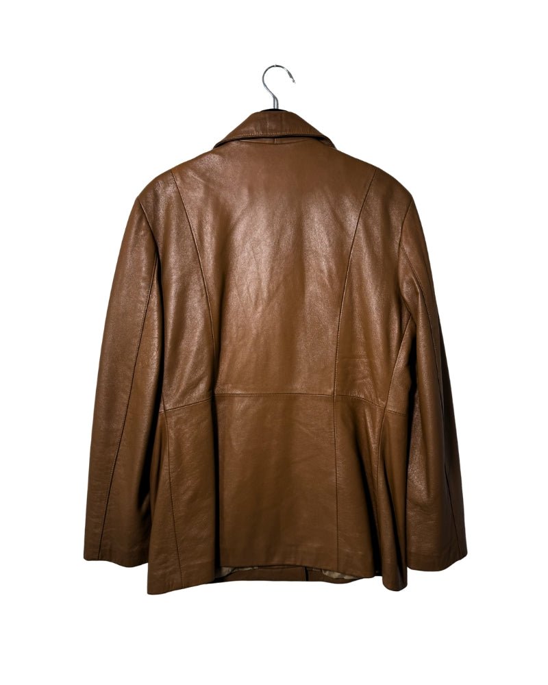 Blazer Utebo piel camel - Una cosa es una cosa