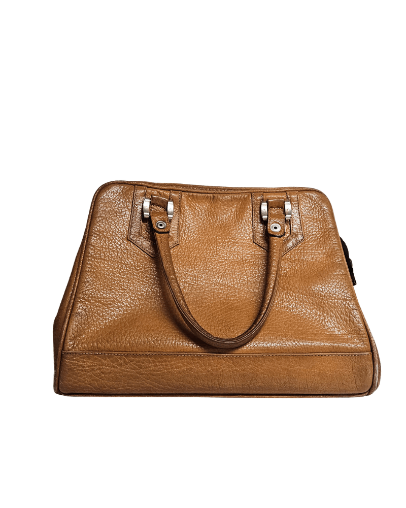 Bolso piel camel - Una cosa