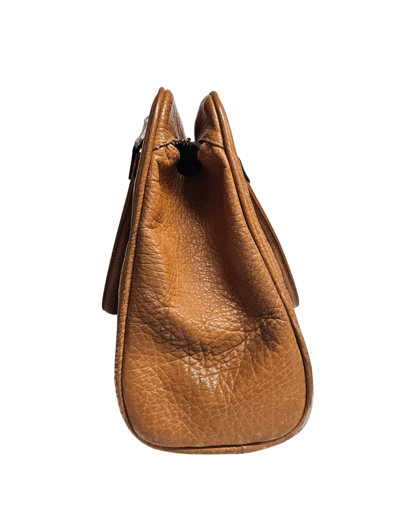 Bolso piel camel - Una cosa