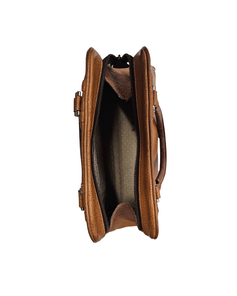 Bolso piel camel - Una cosa