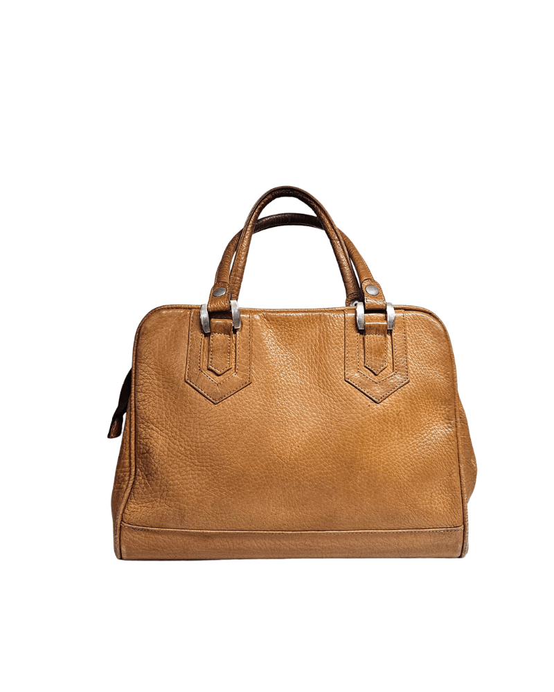 Bolso piel camel - Una cosa
