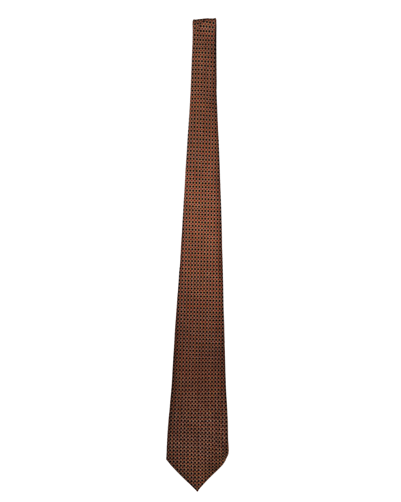 Corbata estampada cuadros - Una cosa
