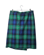 Falda tartán azul y verde - Una cosa