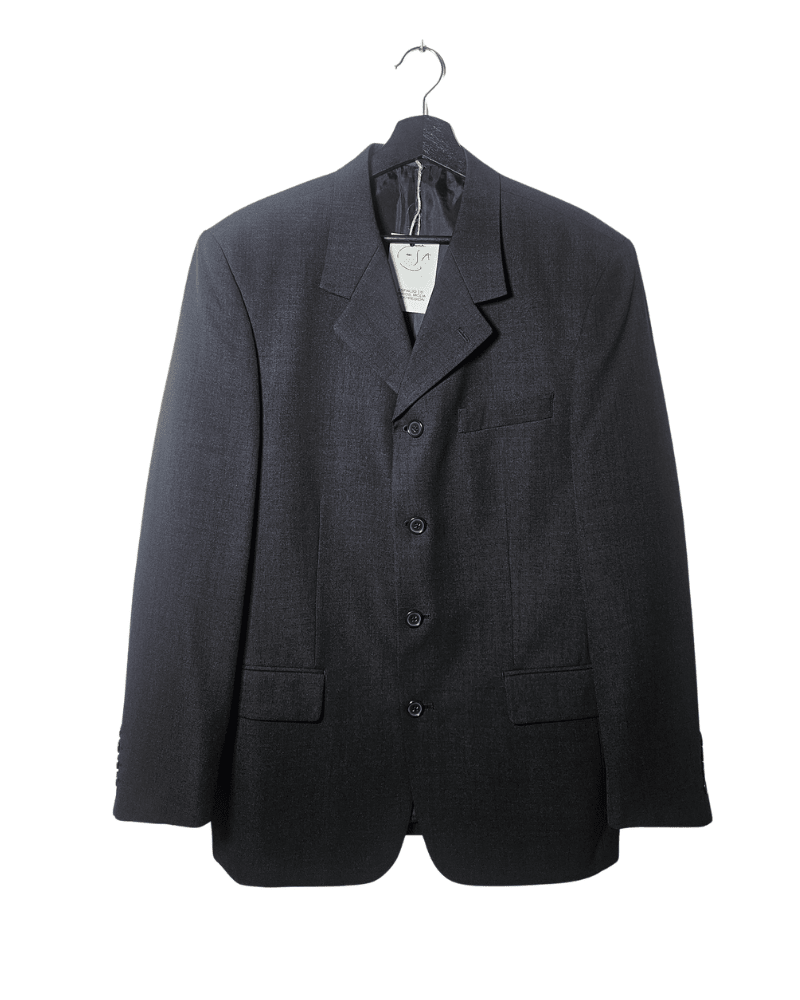 Maxi Blazer Negro / Verde - Una cosa