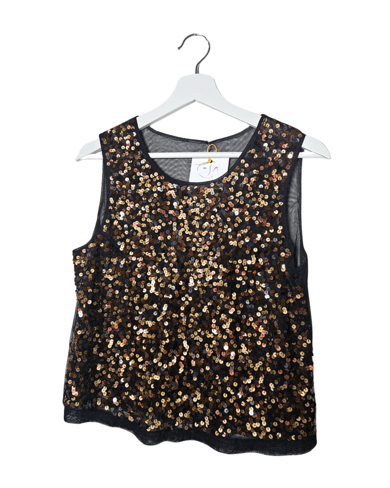 Mesh top lentejuelas - Una cosa