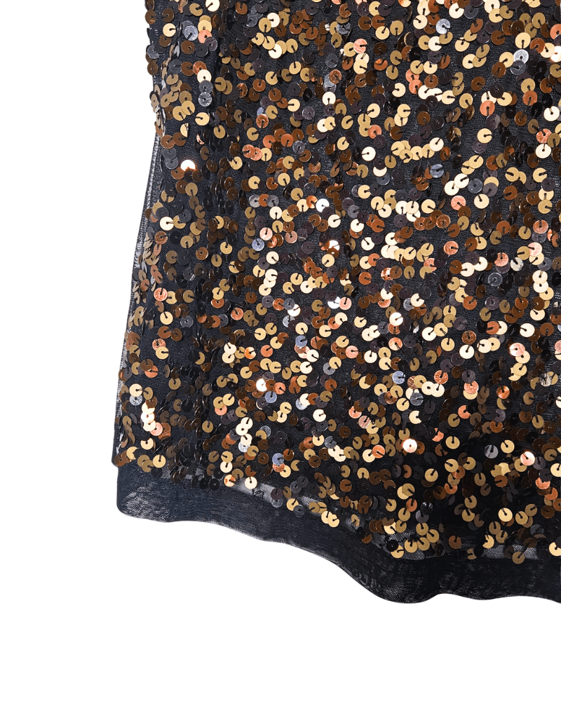 Mesh top lentejuelas - Una cosa