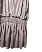 Vestido lavanda con detalle floral - Una cosa